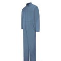 Red Kap Snap Front Cotton Coverall - Navy Blue